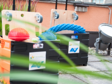 die Bewegungskisten ....Foto: Manuel Bukovics