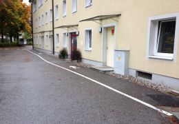 Der neue Gehweg! Überquerung zum Garten