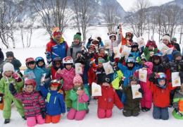 Ugotschi Kinderschirennen Geschafft! Foto: Magdalena Böhm