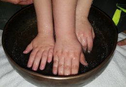 Klangschalenstunde Foto: KG Krimml