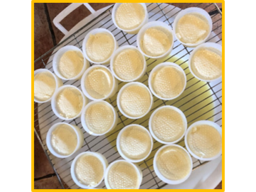 Einen Frischkäse selber machen. Foto: Anna Wimmer