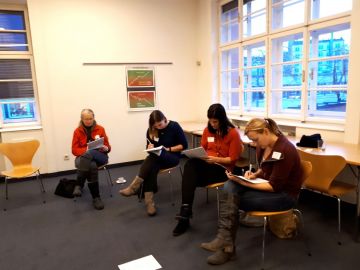 ....die Gruppen hatten die richtige Größe, Foto: Maud Bukovics