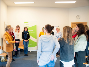 Michale Schallaböck und Gesundheitsbeauftragte FOTO: Manuel Bukovics AVOS