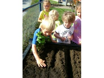 Ein Hochbeet für unseren Kindergarten