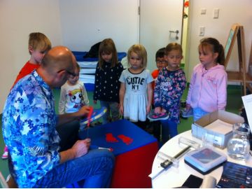 Fuß-Mess-Tag im Kindergarten Neue Heimat