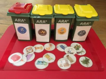 Mülltrenn- Spiel Foto: Stephanie Hamberger