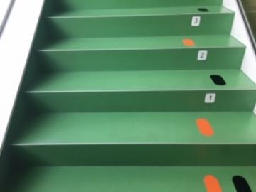 1,2,3,4,.... 19 Stufen bis in den ersten Stock!, Foto: Eva Stangl