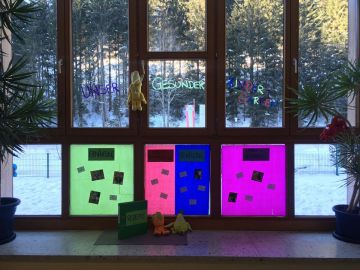 Infotafel "Gesunder Kindergarten" Foto: Julia Wechselberger