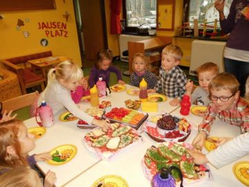 Gesunde schlaue Geburtstagsjause im KG Voglau!