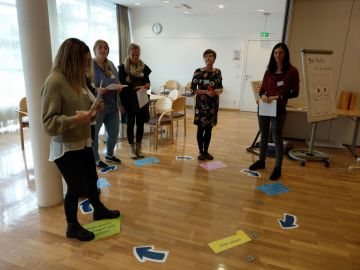 begehbarer Managementzyklus mit Verena Aistleitner/ Foto: Andrea Füreder